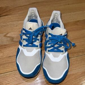 Worn Adidas Legos sneakers still has some life left to them.